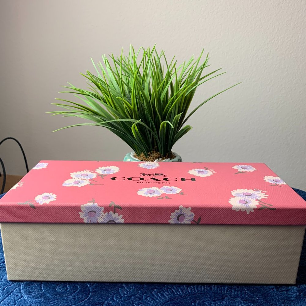 COACH BOXED SMALL AND MINI BOXY COSMETIC CASE SET